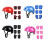 Kids Snowboard Helmet Set Black Adjustable Multi-Sport 6