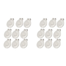 18 Stuks Golfbalmarkering, Magnetische Schijf Golfhoed Balmarkering Houder Golfbalmarkering Clip voor Mannen Vrouwen Golfer Geschenken