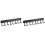 2X 8-Hooks Kitchen Hook Rack Wall Mounted Hangers Rack Spoon Shovel Chopping Board Organizer Kitchen Accessories,Black 1