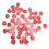 50 Pack Beekeeping Hole Labels Numbered Hive Tags Durable Plastic Red1-50 2