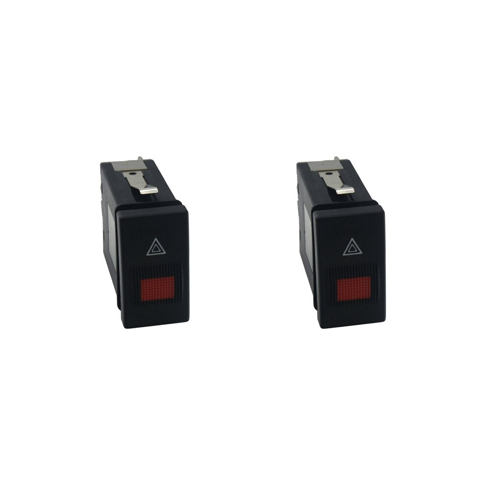 2X New Emergency Hazard Warn Button For - 80 90 A4 S4 100 Quattro 8D0941509d Black 6033970353351