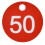 50 Pack Beekeeping Hole Labels Numbered Hive Tags Durable Plastic Red1-50 5