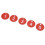 50 Pack Beekeeping Hole Labels Numbered Hive Tags Durable Plastic Red1-50 8