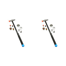 2X Auto Deukreparatiehamer Carrosseriereparatie Percussie Nivelleringshamer Vervangbaar Traceless Reparatiegereedschap Koolstofvezel