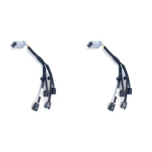 2X 656905 Cablagens Do Injetor de Combustível Do Carro para 301 206 307 308 2008 408 C3 C4 Elyess DS3 DS4 9661675380