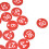50 Pack Beekeeping Hole Labels Numbered Hive Tags Durable Plastic Red1-50 9