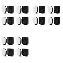 Magnetic Remote Control Holder Wall Mount, 12 Pair Remote Control Organizers Storage Self-Adhesive TV Remote Black