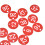 50 Pack Beekeeping Hole Labels Numbered Hive Tags Durable Plastic Red1-50 10