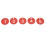 50 Pack Beekeeping Hole Labels Numbered Hive Tags Durable Plastic Red1-50 13