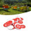 50 Pack Beekeeping Hole Labels Numbered Hive Tags Durable Plastic Red1-50 14