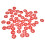 50 Pack Beekeeping Hole Labels Numbered Hive Tags Durable Plastic Red1-50 15
