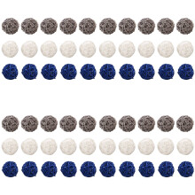 60 Pezzi Palline nel Rattan Sfere Decorative Sfere Vasi Riempitivi Decorazioni per La Tavola, per Soffitti Sfere Decorazioni con Sfere di Vite