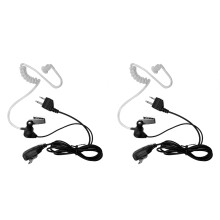 2X für MIDLAND GXT900 GXT661 GXT600 GXT500 Walkie Talkie Air Conduit Multifunktions-Tragbares Headset,