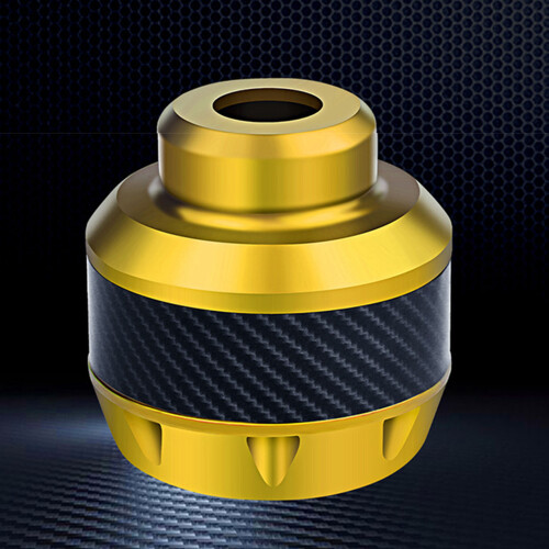 (Gold) Motorcycle Axle Cover Anti-Collision Protector