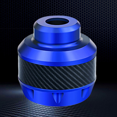 (Blue) Motorcycle Axle Cover Anti-Collision Protector