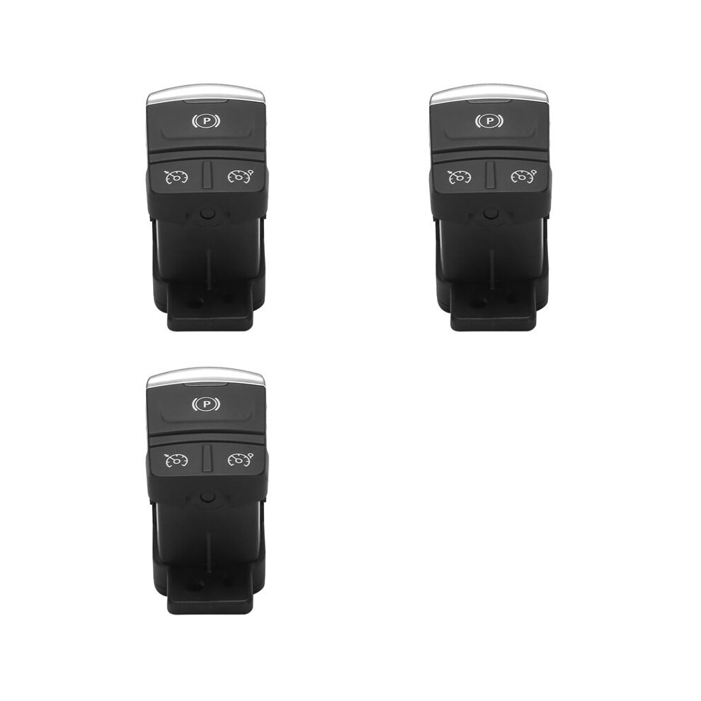 3X 363216544R Car Cruise Brake Park Button Electronic Handbrake For Koleos Kadjar Megane Black 4714140332391