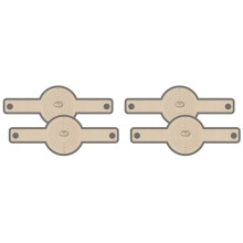 Silicone Bread Sling for Dutch Oven, 4 PCS Non-Stick & Easy Clean Reusable Silicone Bread Baking Mat with Long Handles