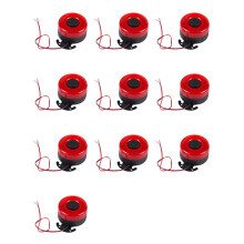 10X 12V-24V 105DB Auto Aviso Sirene Sinal Sonoro Alarmes de Backup Buzinas com LED Beep Reverso Buzina de Ar para o Carro