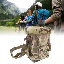 2L PVC Waist Carrying Water Bottle Camouflage for Outdoor Sports