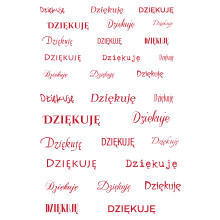 Dziękuję - Szary