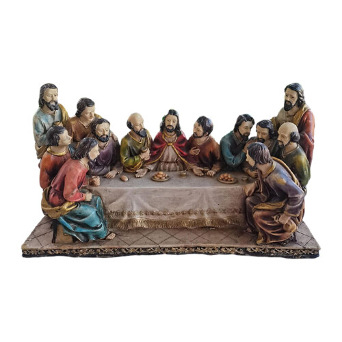 Statue décorative de la Cène représentant Jésus et ses disciples pour le salon 1