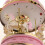 Vintage Carousel με άλογα και μουσική, κουρδιστό, μιούζικαλ, δώρα γενεθλίων, ροζ 3