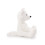 Raposa-do-ártico de pelúcia de veludo cotelê, 20 cm (7,9 polegadas), para crianças. 3
