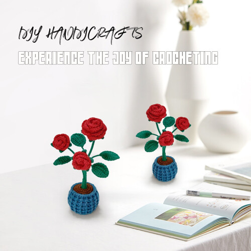 Beginner Crochet Kit with Step-by-Step Instructions and 1