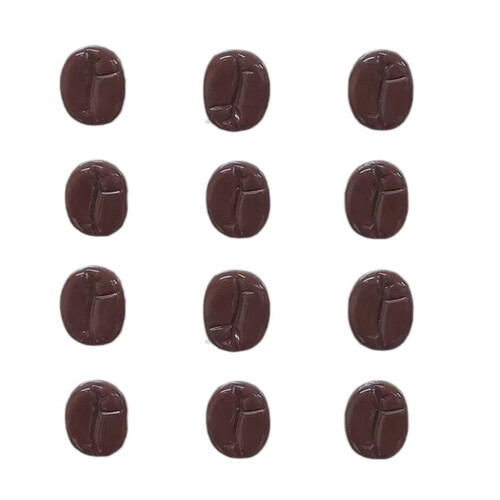 Coffee Bean Fridge Magnet Resin Simulation 12 pcs 1
