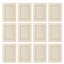Unfinished Wooden Photo Frame 7.5x5.5in DIY Craft Kit Art Project