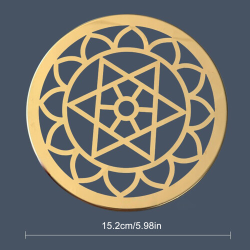 Blumen-Insert-Deckel Metallgitter 15,2 cm für Wohnzentrum Mixtopf 1