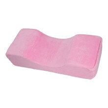 Pink Eyelash Extension Pillow U Shape Memory Foam Neck Support for Salon