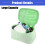 Polyurethane Leather Makeup Bag Green Large 6