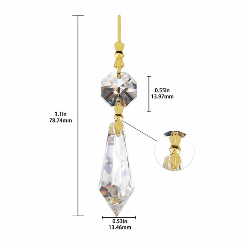 Chandelier Lamp Crystal Icicle Pendant 20 pcs 1