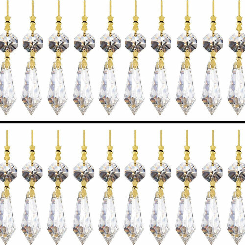 Chandelier Lamp Crystal Icicle Pendant 20 pcs 2