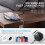 Ασύρματος φορτιστής, Πιστοποιημένος Qi, 10W Max Fast Wireless Charging Pad Συμβατό με όλα τα 6