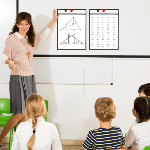 Θήκες HOT Dry Erase - Επαναχρησιμοποιήσιμες θήκες γραφής και σκουπίσματος για 1