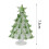Mini Stained Glass Christmas Tree Green Hand-Blown 2