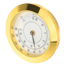 Thermomètre Métal Incrusté Mini Pour Boîte À Guitare