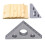 Alloy Triangular Ruler Thickened Aluminum for Woodworking Height & Angle Tools 1