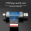 WAVLINK USB C i USB 3.0 Dual Connector  Card Reader High-Speed Micro-/TF Card Adapter do PC, Tablet, Android OTG 2