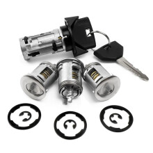 702419 4720929K Car Ignition Lock Cylinder & Door Lock with 2 Keys for LHD