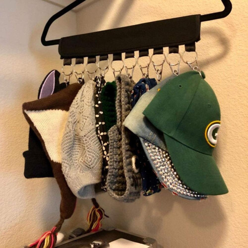 Foldable Hat Organiser for Hangers 1