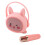 Kids Karaoke Microphone Speaker Set, Pink Rabbit, 2000mAh Battery 1