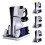 JYS Dock di Ricarica per Controller per  Portal Vertical Stand per PS5/per PS5 Slim Disc e Digital con Luce 5