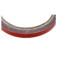 2X Rouleau De Ruban De Mousse Ultra AdhÉSif Double Face Super Fort Et Permanent Pour VÉHicule Voiture, Rouge 8mmx3m