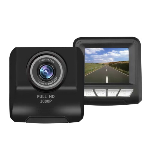 Κάμερα αυτοκινήτου FHD1080P με μίνι οθόνη αυτοκινήτου, κάμερα αυτοκινήτου 3,0 ιντσών, 1