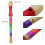 Flauta de madeira leve e educativa para crianças praticarem (multicolorida) 2
