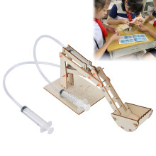 DIY Hydraulic Excavator Model STEM Toy, 15x11cm, Educational Science Set