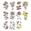 Floral Stencil Set Reusable Large Flower Templates 2